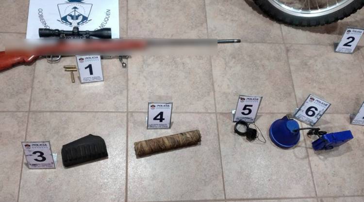 Secuestro de arma de fuego por caza furtiva 