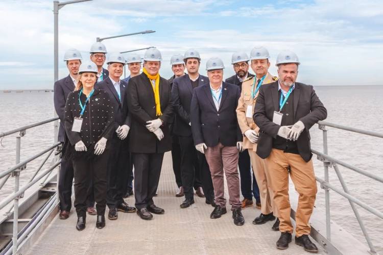 Vaca Muerta: Inauguraron en Puerto Rosales ampliación de Terminal Portuaria