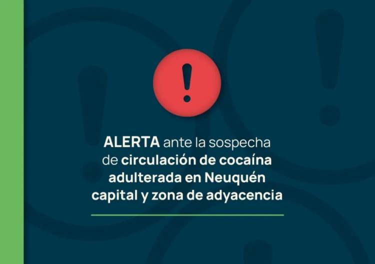Otra muerte vinculada a consumo de cocaína presuntamente adulterada en Neuquén