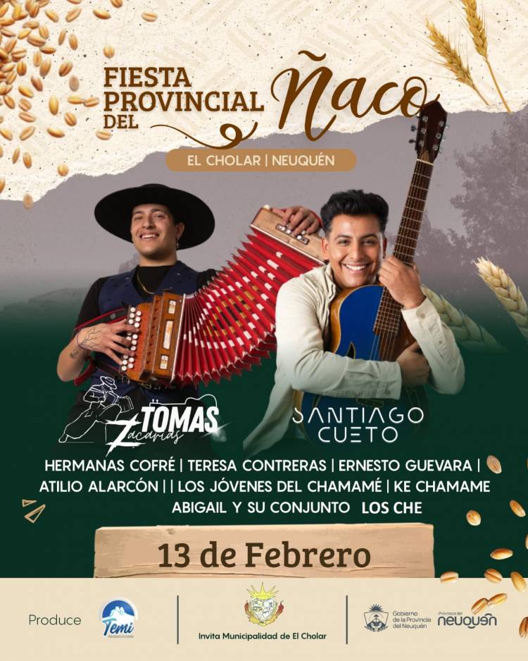 EL CHOLAR El Cholar se prepara para vivir la XXXVII Fiesta Regional y XXI Fiesta Provincial del Ñaco