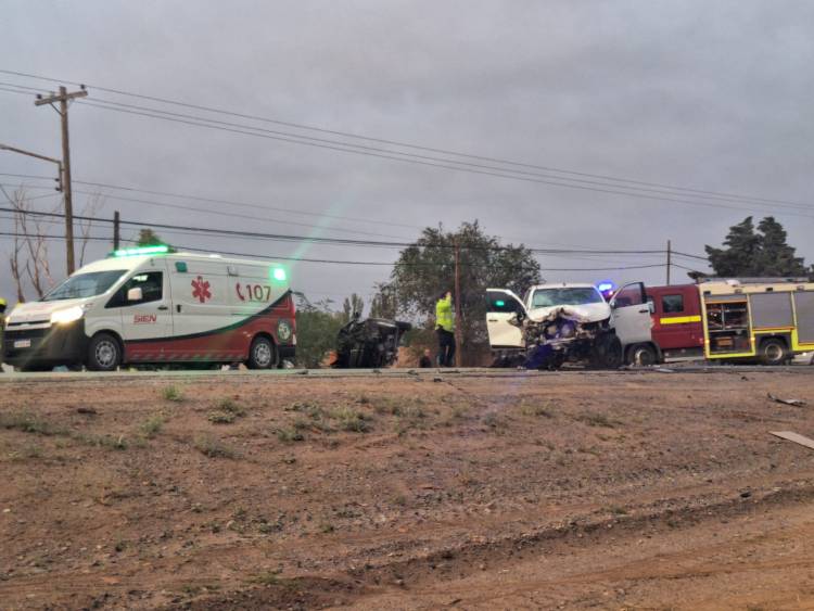 Accidente de transito sobre la Ruta 22