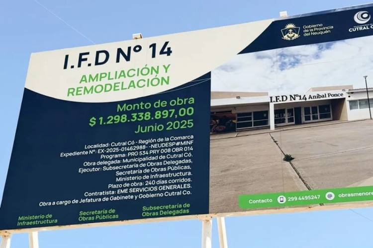Cutral Co sumará nuevas instalaciones a la formación de más de 400 futuros docentes